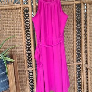 Pink loft dress